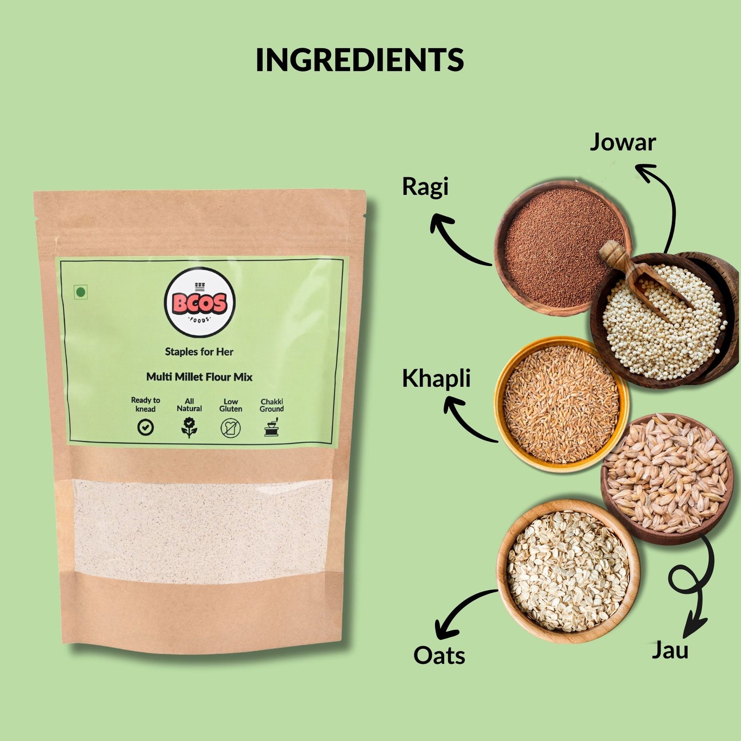 Multi Millet Flour Blend