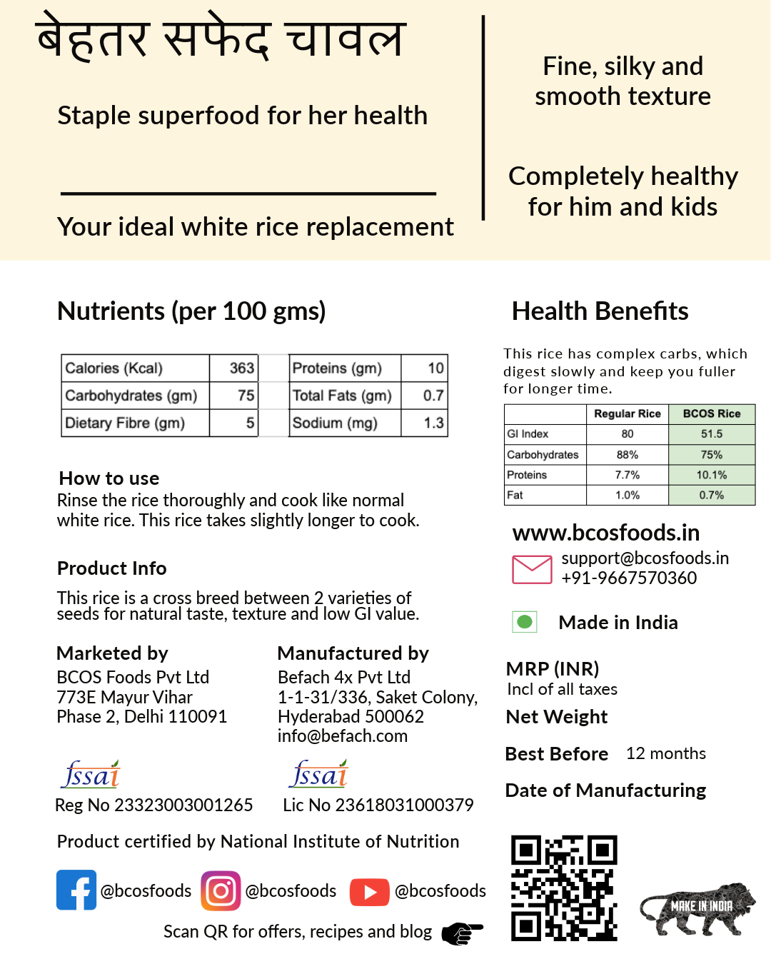 Healthy White Rice